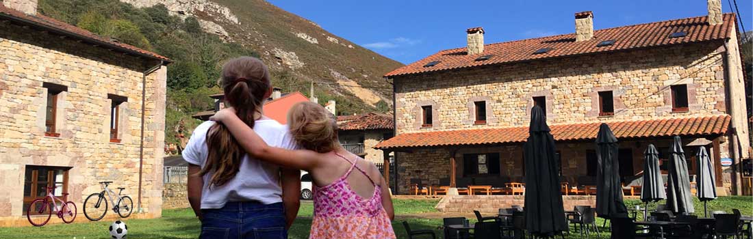 Un albergue en el oriente asturiano para toda la familia